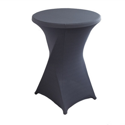 1 db Lycra Stretch High Bar asztaltakaró spandex esküvői asztalterítő koktél asztalnemű szállodai parti bankett rendezvények dekorációjához