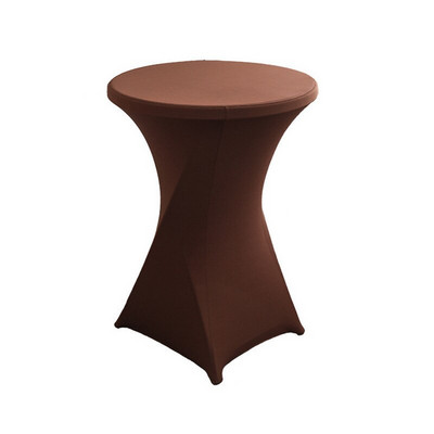 1 db Lycra Stretch High Bar asztaltakaró spandex esküvői asztalterítő koktél asztalnemű szállodai parti bankett rendezvények dekorációjához