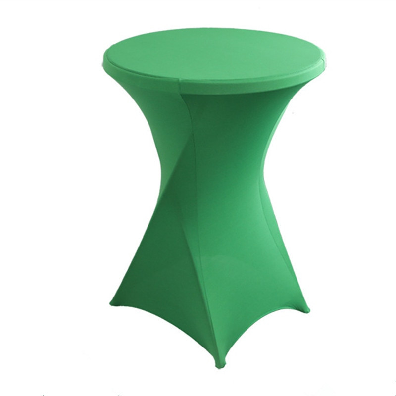 1 db Lycra Stretch High Bar asztaltakaró spandex esküvői asztalterítő koktél asztalnemű szállodai parti bankett rendezvények dekorációjához