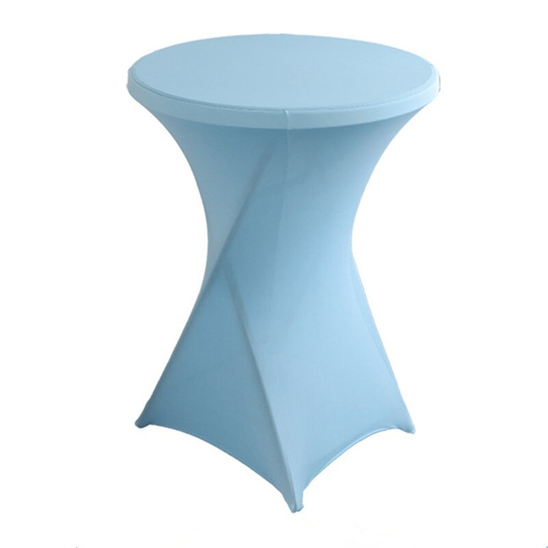 1 db Lycra Stretch High Bar asztaltakaró spandex esküvői asztalterítő koktél asztalnemű szállodai parti bankett rendezvények dekorációjához