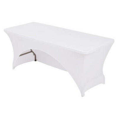 Arkinė vestuvinė spandex staltiesė Lycra tamprus stalo užvalkalas Elastingas stačiakampis stalo skalbiniai Viešbučio banketų vakarėlio stalo dekoravimas