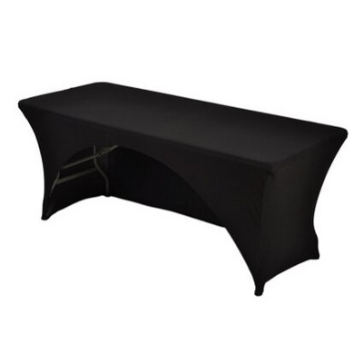 Arkinė vestuvinė spandex staltiesė Lycra tamprus stalo užvalkalas Elastingas stačiakampis stalo skalbiniai Viešbučio banketų vakarėlio stalo dekoravimas