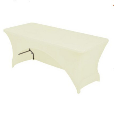 Arkinė vestuvinė spandex staltiesė Lycra tamprus stalo užvalkalas Elastingas stačiakampis stalo skalbiniai Viešbučio banketų vakarėlio stalo dekoravimas