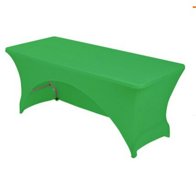 Arkinė vestuvinė spandex staltiesė Lycra tamprus stalo užvalkalas Elastingas stačiakampis stalo skalbiniai Viešbučio banketų vakarėlio stalo dekoravimas