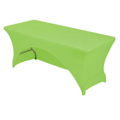 Arkinė vestuvinė spandex staltiesė Lycra tamprus stalo užvalkalas Elastingas stačiakampis stalo skalbiniai Viešbučio banketų vakarėlio stalo dekoravimas