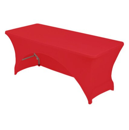 Arkinė vestuvinė spandex staltiesė Lycra tamprus stalo užvalkalas Elastingas stačiakampis stalo skalbiniai Viešbučio banketų vakarėlio stalo dekoravimas