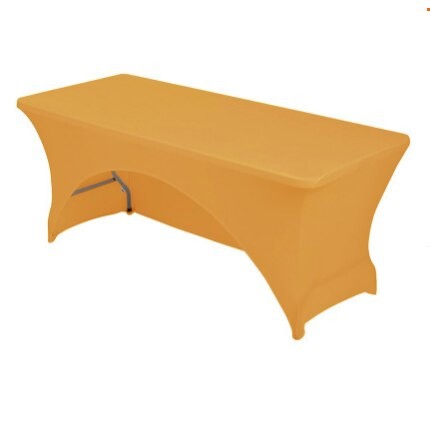 Arkinė vestuvinė spandex staltiesė Lycra tamprus stalo užvalkalas Elastingas stačiakampis stalo skalbiniai Viešbučio banketų vakarėlio stalo dekoravimas