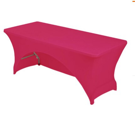 Arkinė vestuvinė spandex staltiesė Lycra tamprus stalo užvalkalas Elastingas stačiakampis stalo skalbiniai Viešbučio banketų vakarėlio stalo dekoravimas