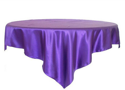 Față de masă rotundă cu diametrul de 145cm/175cm/175cm/228cm Față de masă rotundă din țesătură din satin Față de masă solidă Acoperire Decorare nuntă Banchet Decor acasă