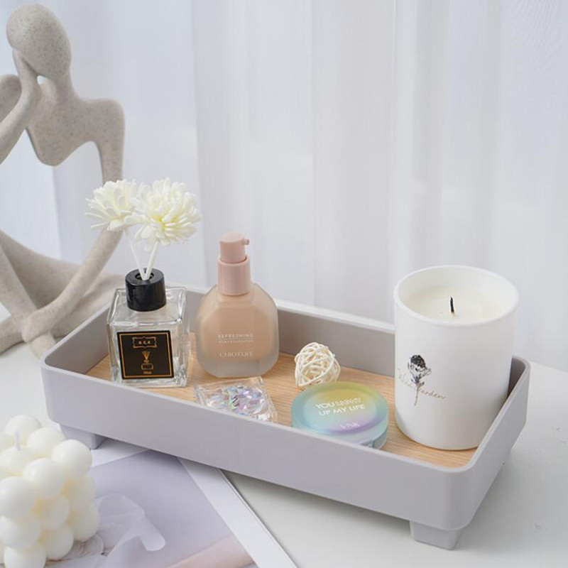 Šiuolaikiniai dekoratyviniai padėklai Namų dekoras Apvalus laikymo padėklas Organizatorius laikymo dėžė Stalas Vaza Aromaterapinis stovas Žvakidžių stovas