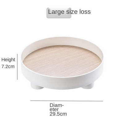 Nordic ABS metalinis papuošalų dėklas Nešiojamas laikiklis Kosmetika Krepšelis Desertinė lėkštė namų organizatorius Svetainės apdaila