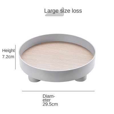 Nordic ABS metalinis papuošalų dėklas Nešiojamas laikiklis Kosmetika Krepšelis Desertinė lėkštė namų organizatorius Svetainės apdaila