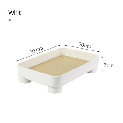 Nordic ABS metalinis papuošalų dėklas Nešiojamas laikiklis Kosmetika Krepšelis Desertinė lėkštė namų organizatorius Svetainės apdaila