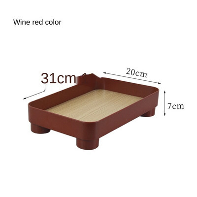 Nordic ABS metalinis papuošalų dėklas Nešiojamas laikiklis Kosmetika Krepšelis Desertinė lėkštė namų organizatorius Svetainės apdaila