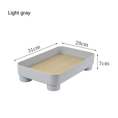 Nordic ABS metalinis papuošalų dėklas Nešiojamas laikiklis Kosmetika Krepšelis Desertinė lėkštė namų organizatorius Svetainės apdaila