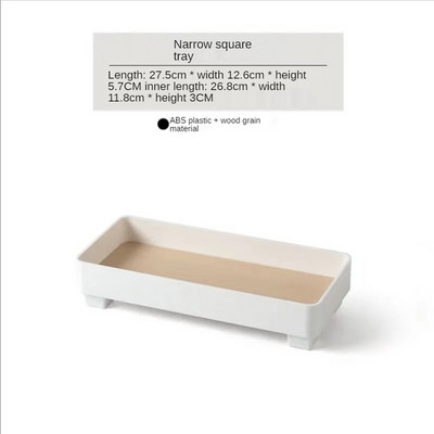 Nordic ABS metalinis papuošalų dėklas Nešiojamas laikiklis Kosmetika Krepšelis Desertinė lėkštė namų organizatorius Svetainės apdaila