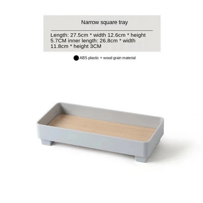 Nordic ABS metalinis papuošalų dėklas Nešiojamas laikiklis Kosmetika Krepšelis Desertinė lėkštė namų organizatorius Svetainės apdaila