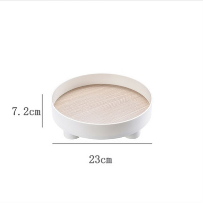 Nordic ABS metalinis papuošalų dėklas Nešiojamas laikiklis Kosmetika Krepšelis Desertinė lėkštė namų organizatorius Svetainės apdaila