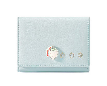 Portofel de dama cu capsuni decorative