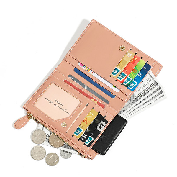 Portofel de dama modern din piele ecologica in mai multe culori