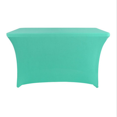 23 spalvų Vestuvių spandekso staltiesė Stalo danga Lycra Viešbučio banketų pokylių susitikimų salės stačiakampio apdaila