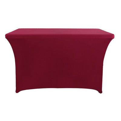 23 spalvų Vestuvių spandekso staltiesė Stalo danga Lycra Viešbučio banketų pokylių susitikimų salės stačiakampio apdaila