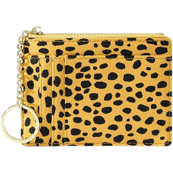 Un portofel mic ultra-subțire cu un model animal