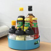 Virtuvės laikymo konteineris 360 laipsnių besisukantis padėklas Prieskonių padėklas užkandžiams vaisiams maisto padėklas Neslystantis vonios kambarys, sausas padėklas virtuvės saugykla