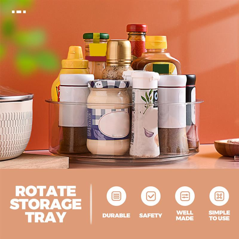 Pladanj Rotirajući praktični organizator začina Kuhinjski stalak za začine Organizator Okretni ormarić Organizator kuhinjski pladanj za začine