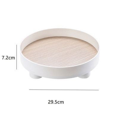 Apvalus padėklas Miegamojo aromato dekoravimas Stalinis kompiuteris Kosmetikos laikymo padėklai Įėjimo laikymo padėklai Papuošalai Kosmetika Padėklas laikymo plokštelė