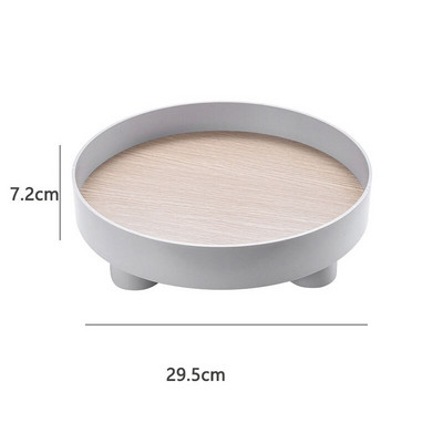 Apvalus padėklas Miegamojo aromato dekoravimas Stalinis kompiuteris Kosmetikos laikymo padėklai Įėjimo laikymo padėklai Papuošalai Kosmetika Padėklas laikymo plokštelė