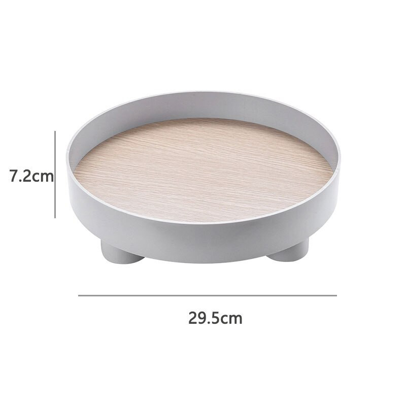 Apvalus padėklas Miegamojo aromato dekoravimas Stalinis kompiuteris Kosmetikos laikymo padėklai Įėjimo laikymo padėklai Papuošalai Kosmetika Padėklas laikymo plokštelė