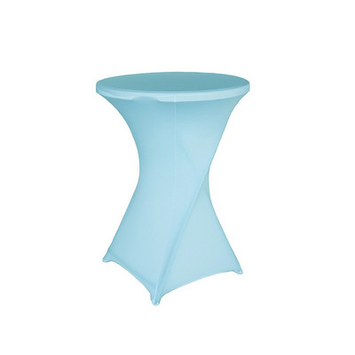 Magasság Stretch Kerek Asztalterítő Koktélasztal Spandex LycraAsztalterítő Bár Hotel Party Esküvői Asztalterítő Dekoráció 80x110cm