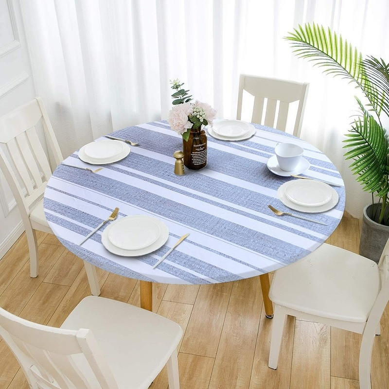 Stolnjak Okrugli navlaka za stol Ispis Vodootporni Nauljski rastezljivi stolnjaci Modni stil Dekoracija blagovaonskog stola Podloga za stolić