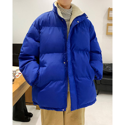 Geaca de iarna pentru barbati model nou cu guler inalt