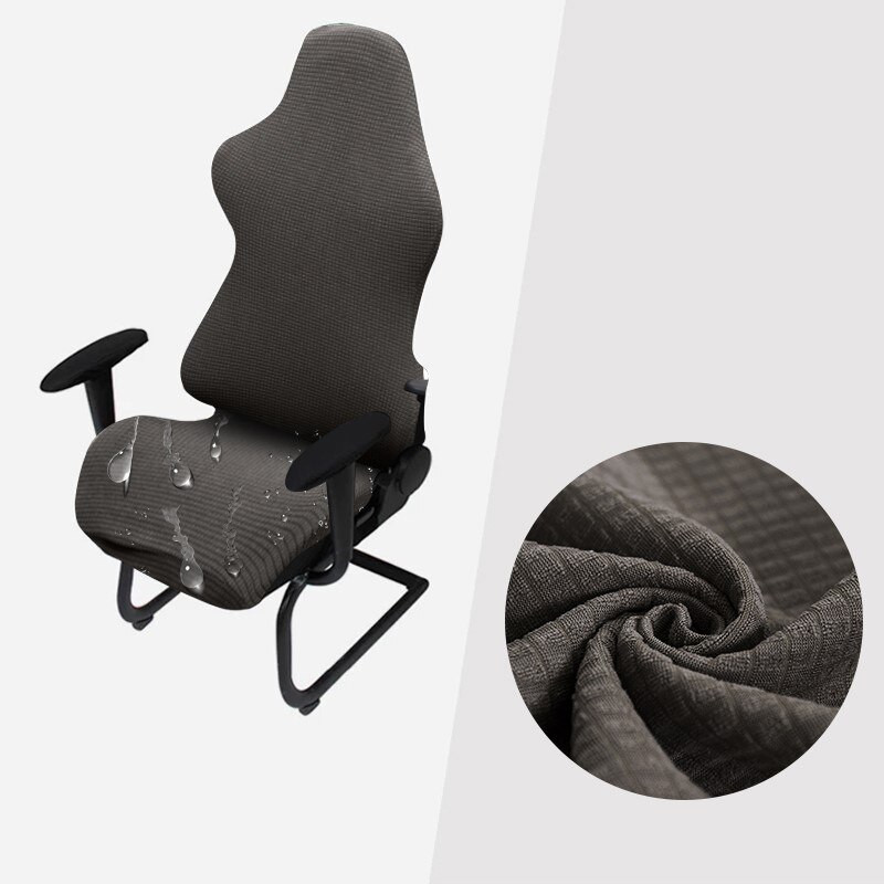 Αδιάβροχο κάλυμμα καρέκλας Gaming Stretch Πλενόμενο Καλύμματα πολυθρόνας Polar Fleece Αντιολισθητικά Καλύμματα Καρέκλας Γραφείου Jacquard For Home Club