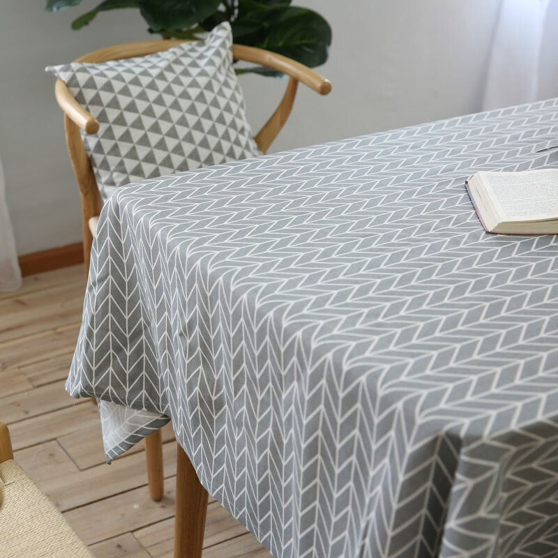 Dekoratívny obrus, bavlnený ľanový obrus, obdĺžnikový obrus, obrus na jedálenský stôl, obrus na krbovú rímsu