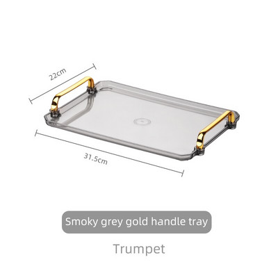 Stačiakampis plastikinis serviravimo padėklas Išskirtinis Šiaurės šalių kūrybingas daugiafunkcis virtuvės dėklas Namų virtuvės vaisių desertų padėklas