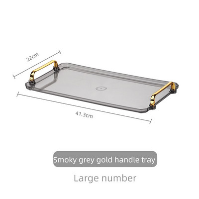 Stačiakampis plastikinis serviravimo padėklas Išskirtinis Šiaurės šalių kūrybingas daugiafunkcis virtuvės dėklas Namų virtuvės vaisių desertų padėklas