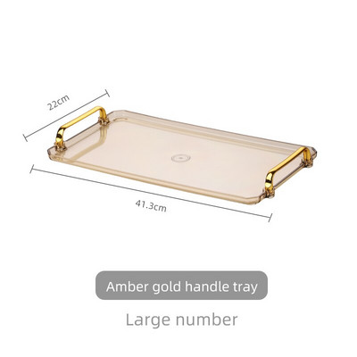 Stačiakampis plastikinis serviravimo padėklas Išskirtinis Šiaurės šalių kūrybingas daugiafunkcis virtuvės dėklas Namų virtuvės vaisių desertų padėklas