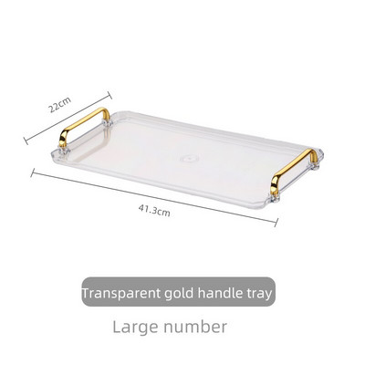 Stačiakampis plastikinis serviravimo padėklas Išskirtinis Šiaurės šalių kūrybingas daugiafunkcis virtuvės dėklas Namų virtuvės vaisių desertų padėklas