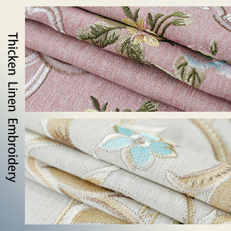 Battilo Lininiai stačiakampiai staltiesės baltos storos siuvinėjimo kavos staliukai vandeniui atspari staltiesė valgomojo stalams Kambario dekoras