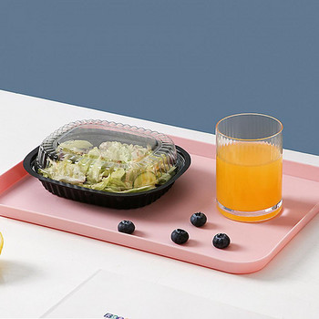 Multi Nordic Creative Πολυλειτουργικός ορθογώνιος πλαστικός δίσκος αποθήκευσης προμήθειες κουζίνας Επιδόρπιο φρούτων για το σπίτι