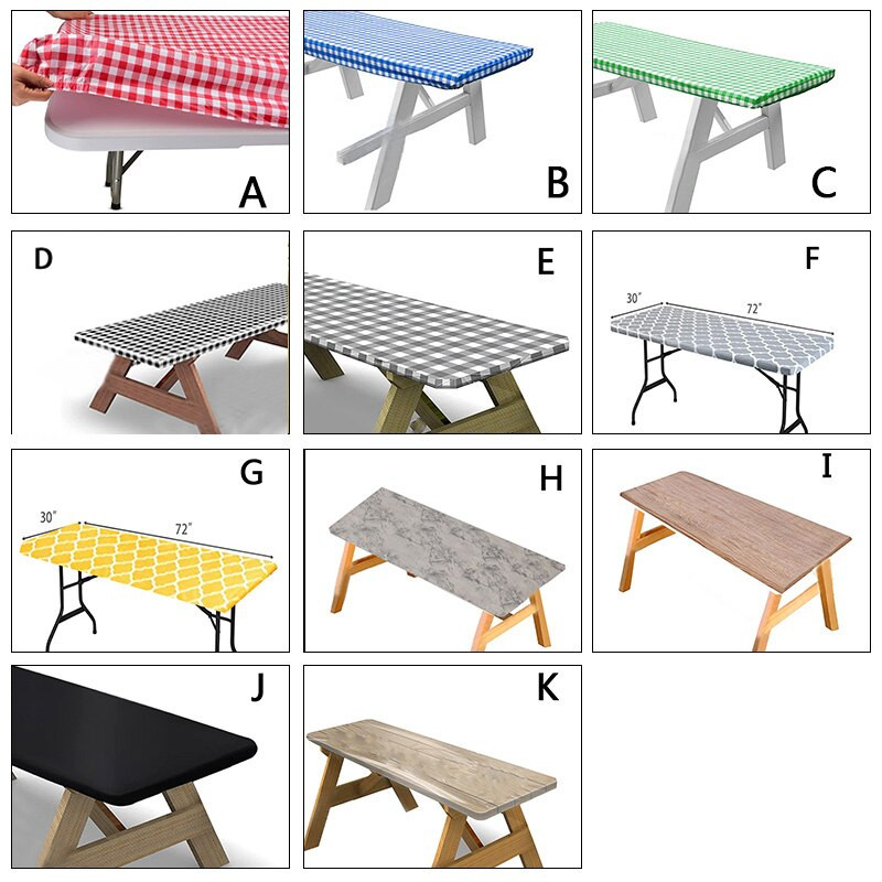 Vandeniui atspari elastinė juosta staltiesė Stačiakampė PVC stalo apsauginis dangtelis Spausdinimas Neperšlampamas ir aliejui atsparus viešbučio namų apyvokos daiktas