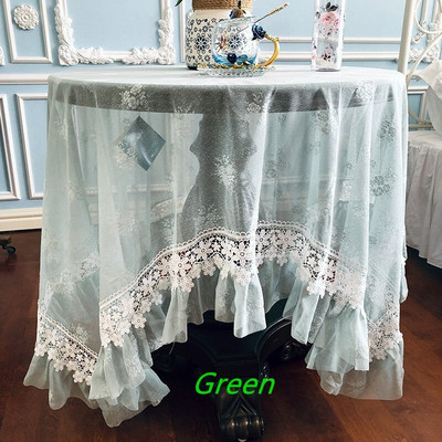 Fețe de masă din dantelă cu trandafir mândru Fețe de masă rotunde prințesă Accesorii pentru decorarea nunții Husă de masă brodata Acasă TV Prosop