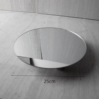 Oglindă neregulată din acrilic Tavă pentru bijuterii Ornamente mici Cercei de susținere inferioară Suport de prezentare Tavă de depozitare Decorare