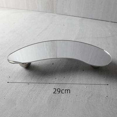 Oglindă neregulată din acrilic Tavă pentru bijuterii Ornamente mici Cercei de susținere inferioară Suport de prezentare Tavă de depozitare Decorare