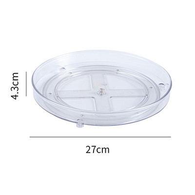 360 rotacinės spintelės organizatorius Prieskonių gėrimų laikymo kosmetikos stovas PET skaidrus patefonas virtuvei, vonios kambariui