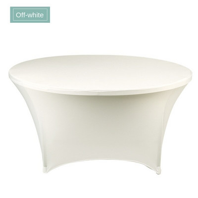 Nagy nyúlású lycra terítő, kerek koktél spandex asztalterítő huzat esküvői bankettre Szállodai büfé Asztalterítők Dekoráció
