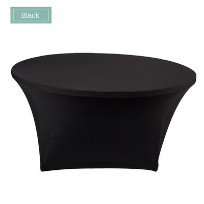 Nagy nyúlású lycra terítő, kerek koktél spandex asztalterítő huzat esküvői bankettre Szállodai büfé Asztalterítők Dekoráció